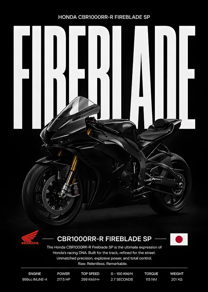 Honda CBR1000RR-R Fireblade SP Motorcycle