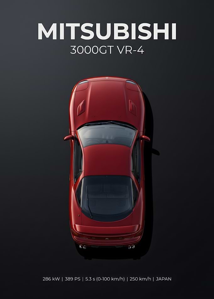 Mitsubishi 3000GT VR-4 Top View