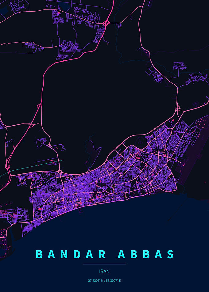 Bandar Abbas City Map