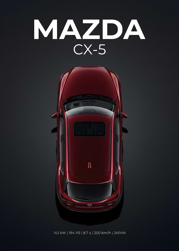 Mazda CX-5 Top View