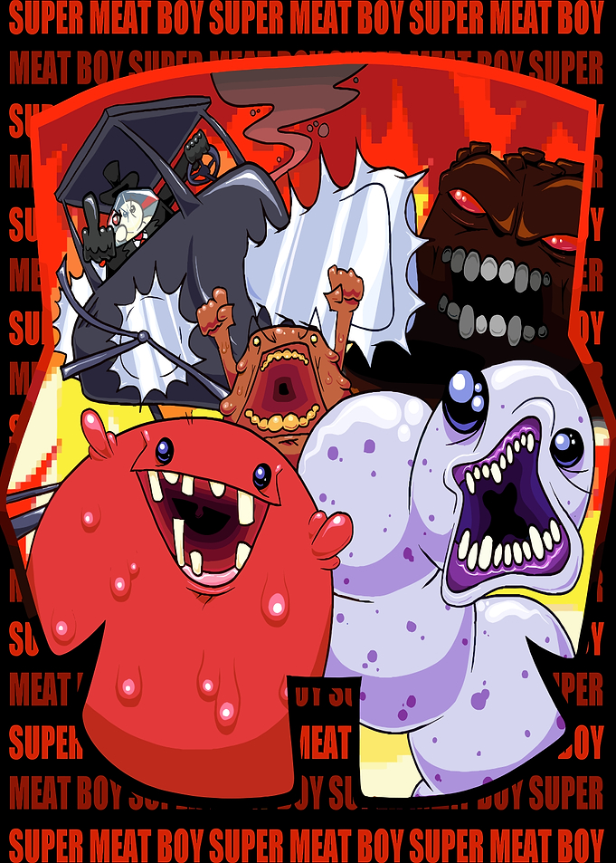 Super Meat Boy Characters