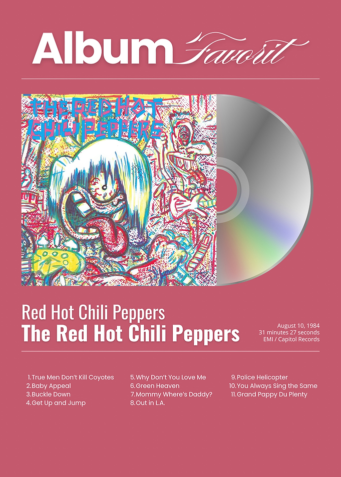 Red Hot Chili Peppers Album Cover