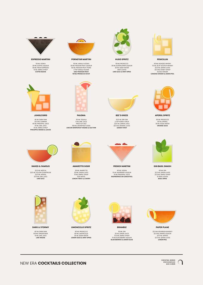 New Era Cocktail Collection Poster