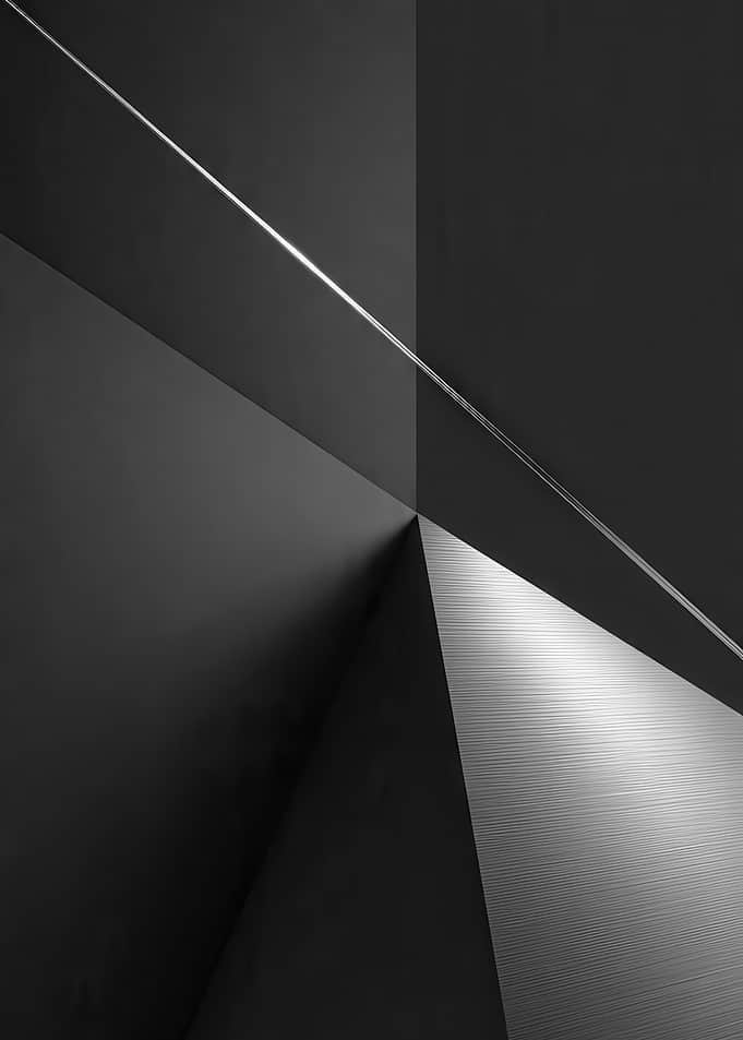 Abstract Geometric Light and Shadow Play
