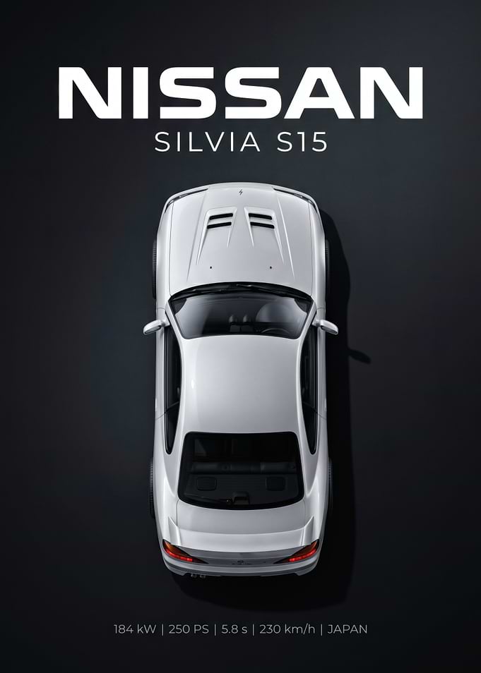 Nissan Silvia S15 Top View