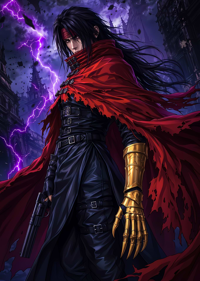 Final Fantasy VII V Valentine Poster