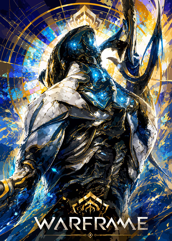 Warframe Digital Art Poster