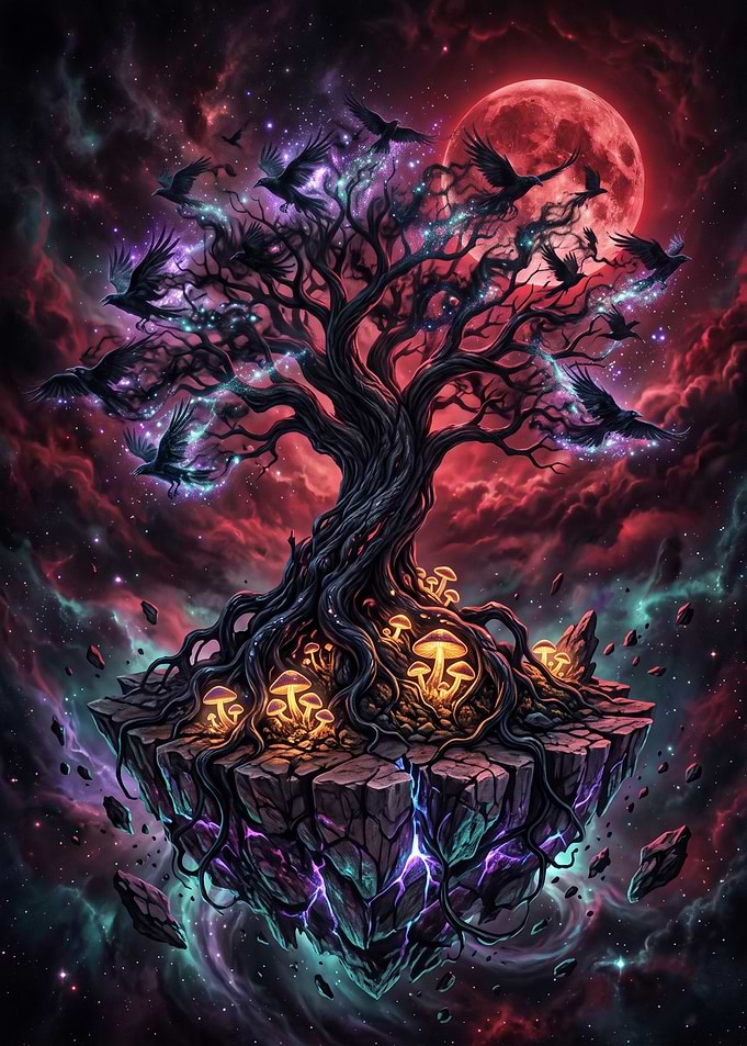 The Obsidian Throne — Where Ravens Rule the Void