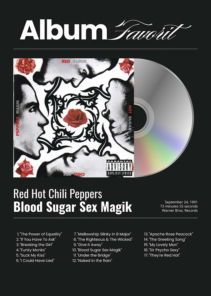 Red Hot Chili Peppers Album Cover