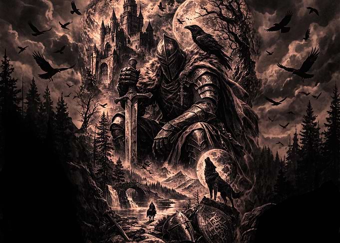 Dark Knight and Castle