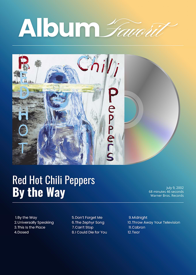 Red Hot Chili Peppers By the Way Album Cover