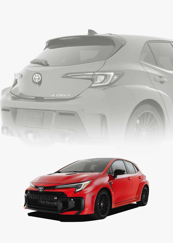 Red Toyota GR Corolla Hatchback