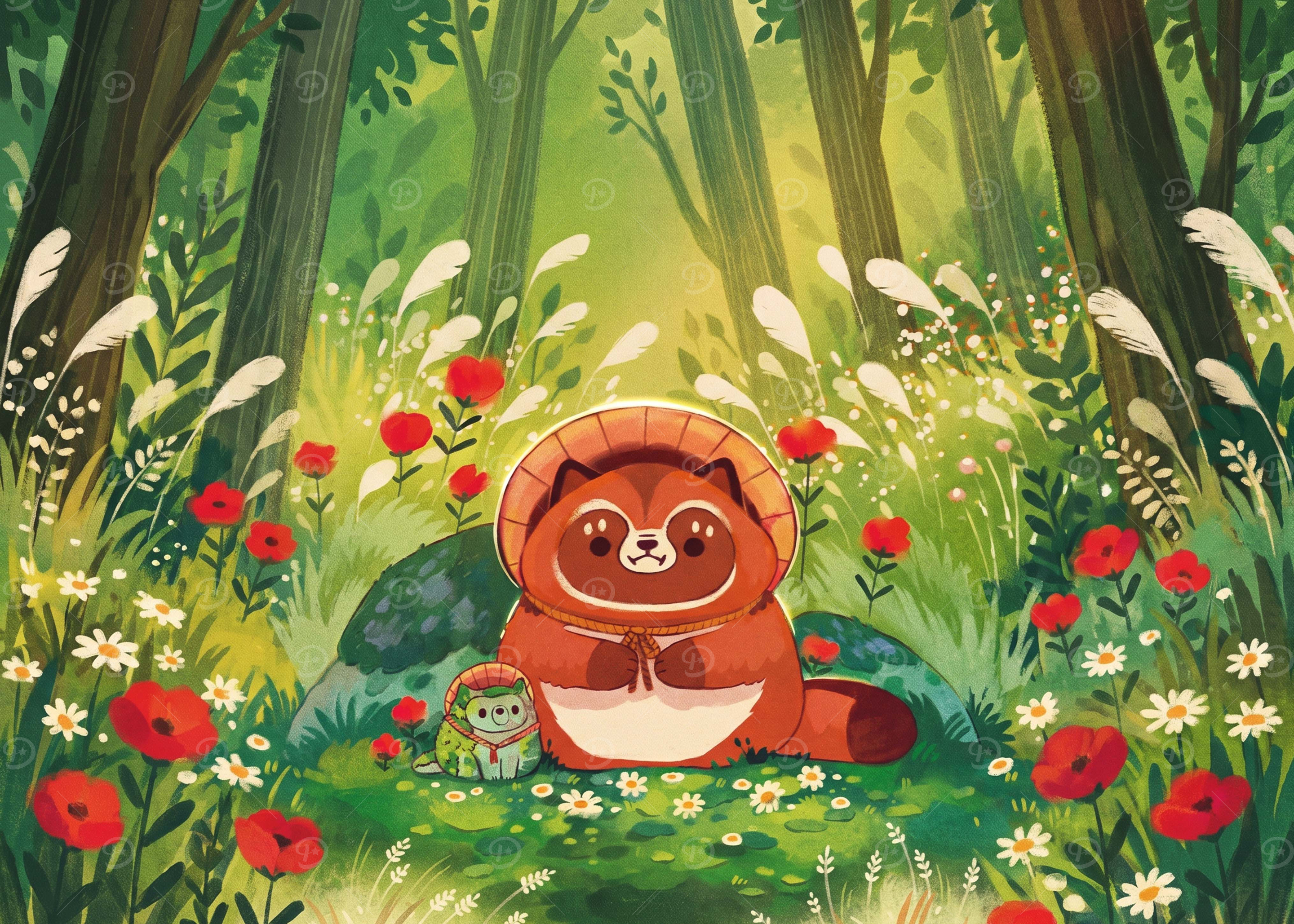 Tanuki Posters Online - Shop Unique Metal Prints, Pictures