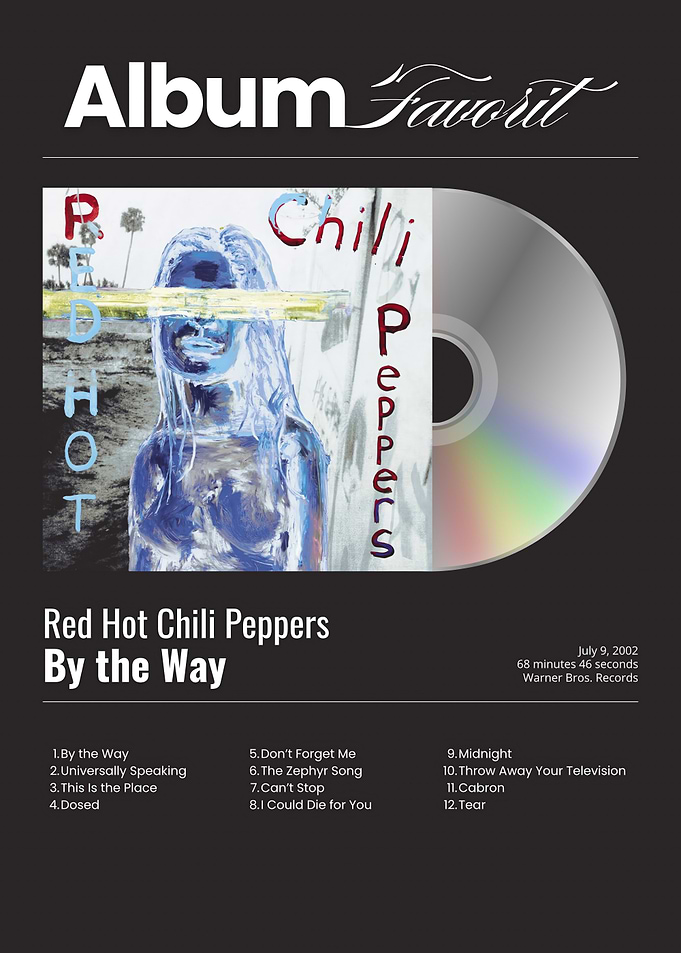 Red Hot Chili Peppers By the Way Album Cover