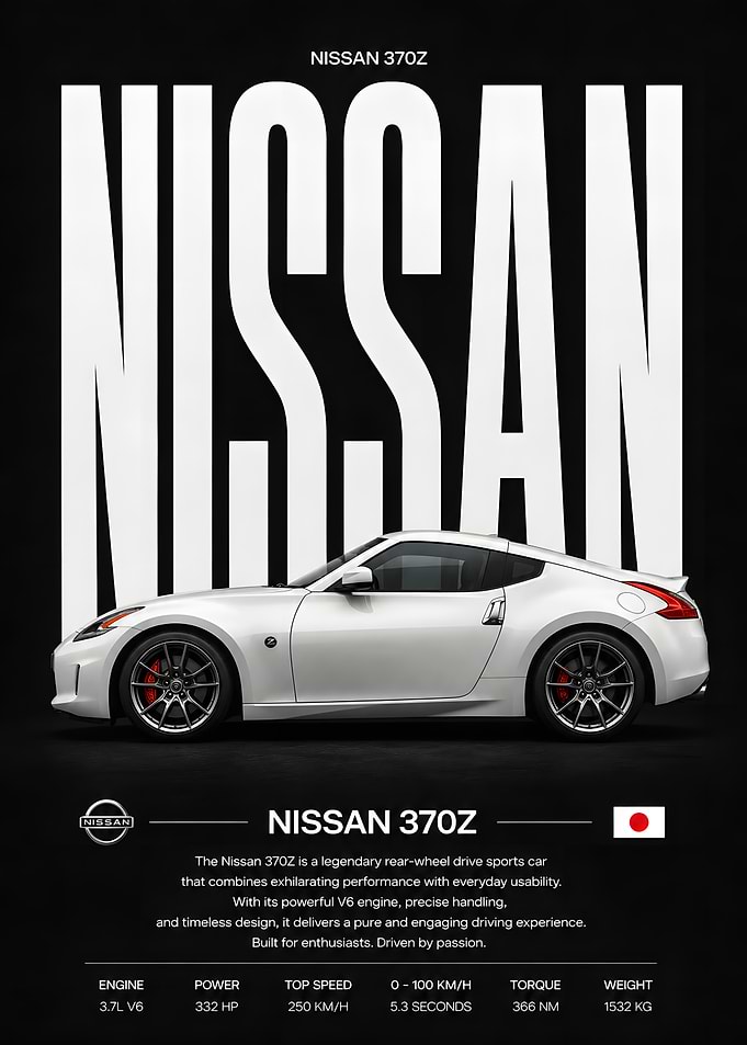 White Nissan 370Z