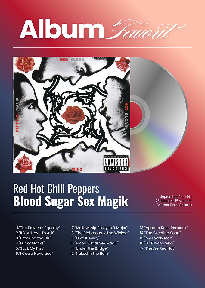 Red Hot Chili Peppers Album Cover