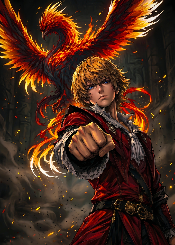 Final Fantasy XVI : Joshua Rosfield And Phoenix Fan Art