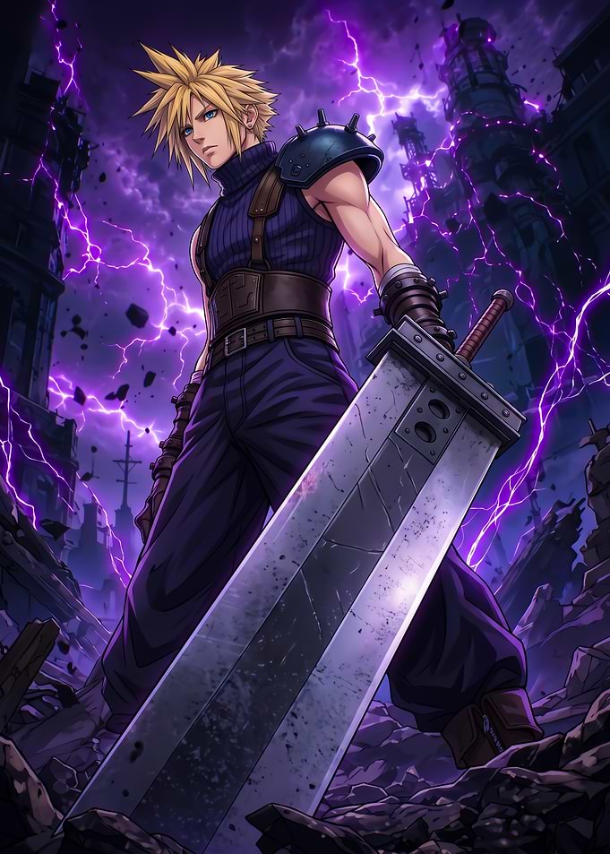 Final Fantasy VII : Cloud Strife Fan Art