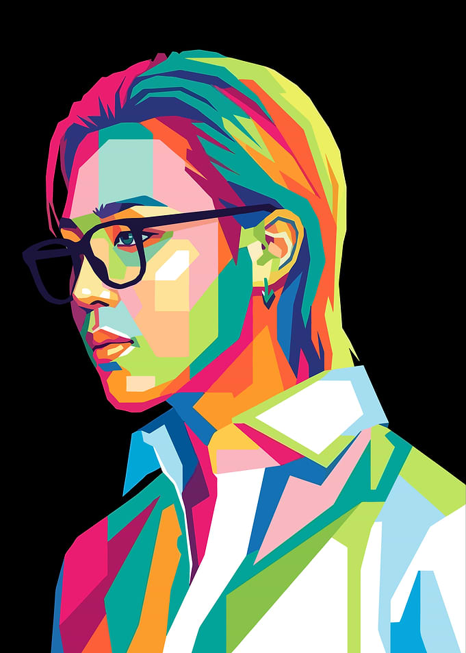 Jimin Pop Art Portrait