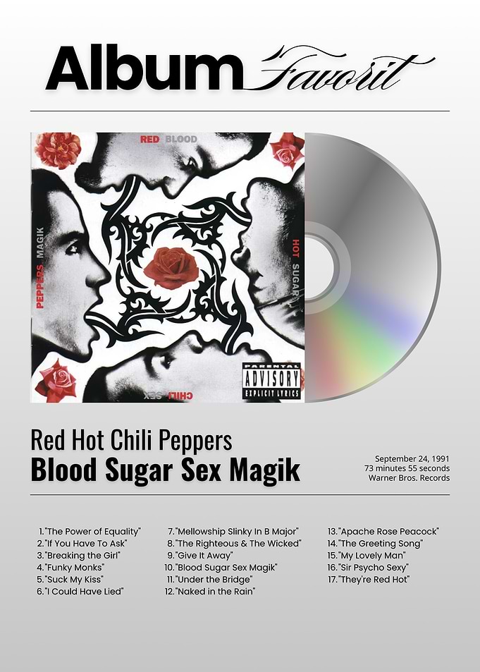 Red Hot Chili Peppers Album Cover