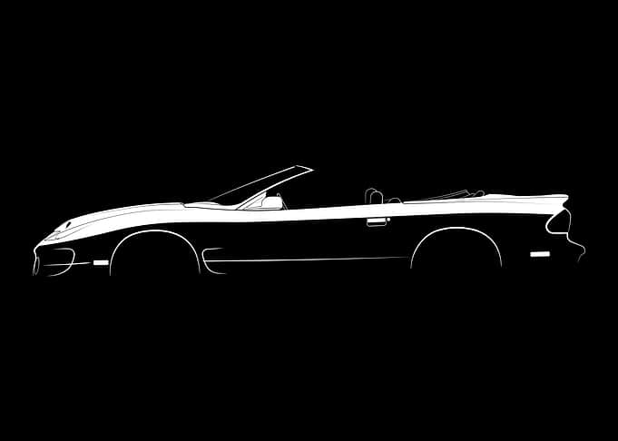 Firebird Trans Am WS6 Convertible (2002) Silhouette