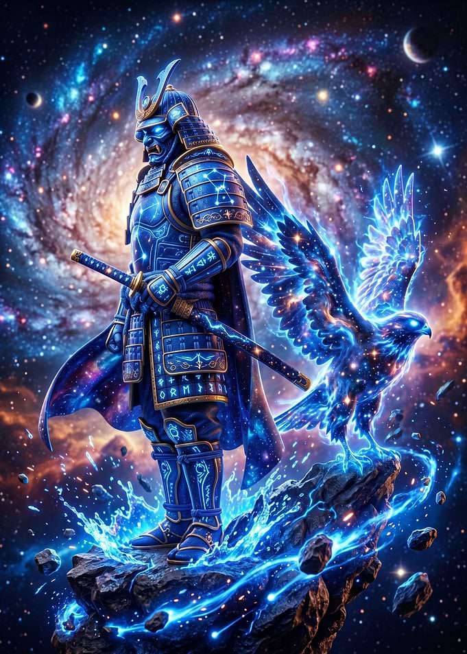 Cosmic Samurai and Eagle