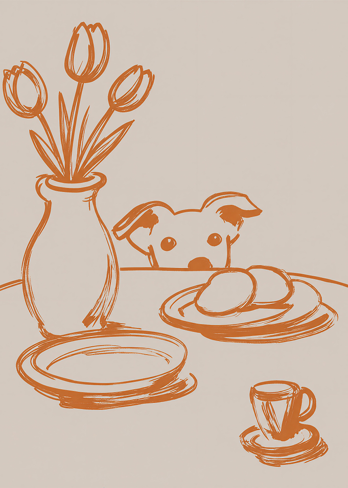 The Peeking Dog