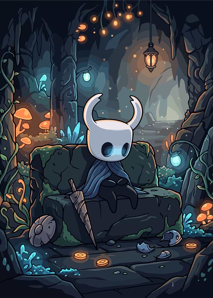 The Knight in a Cave