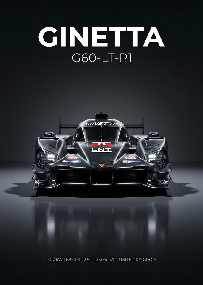 Ginetta G60-LT-P1 Race Car