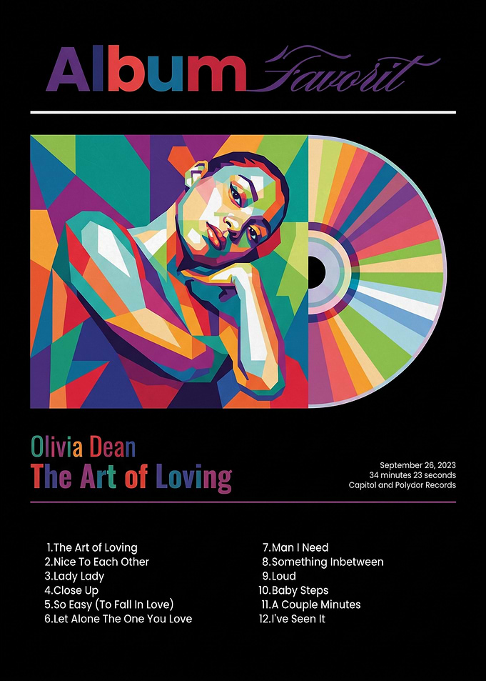 Olivia Dean The Art of Loving Album Cover