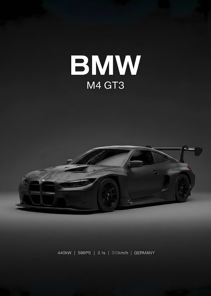 BMW M4 GT3 Race Car