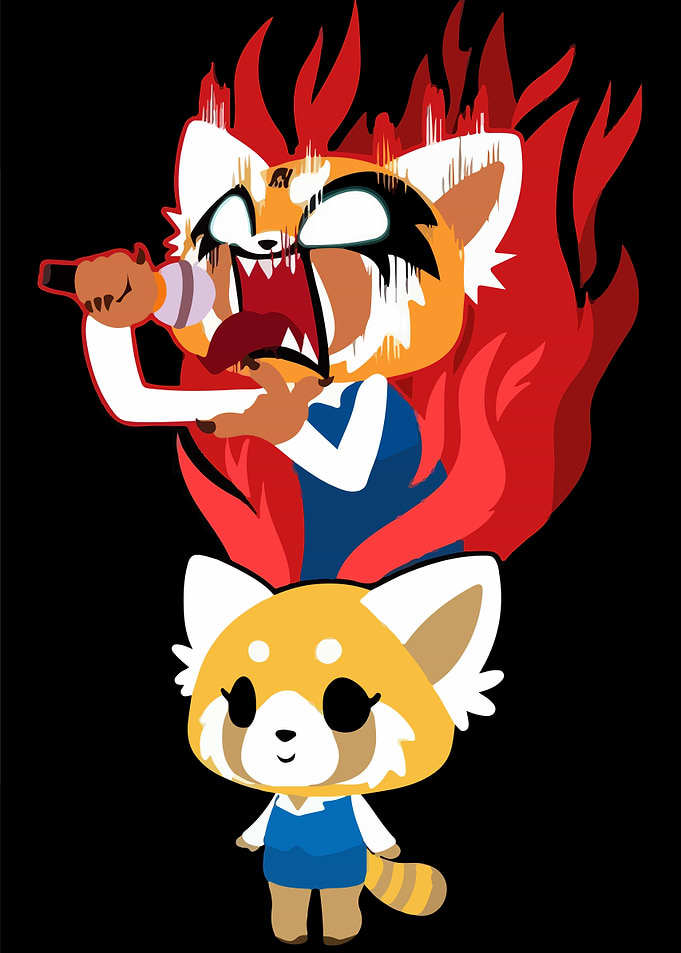 Aggretsuko Singing and Cute Form
