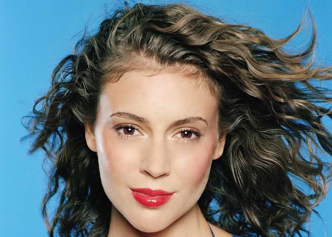 Alyssa Milano Close-up Portrait