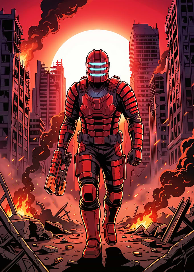 Isaac Clarke in a Ruined City