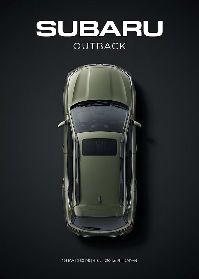 Subaru Outback Top View