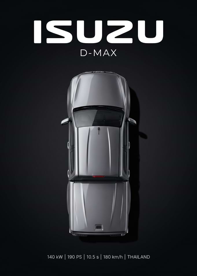 Isuzu D-Max Top View