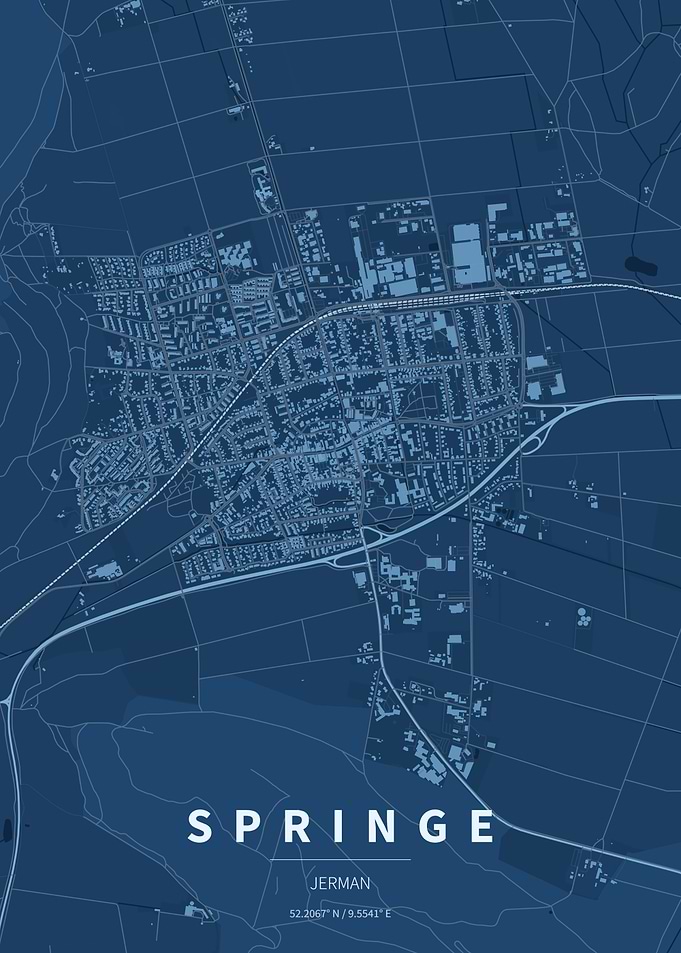 Map of Springe, Germany