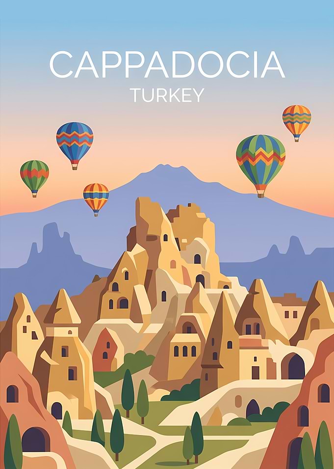 Cappadocia Turkey Hot Air Balloons