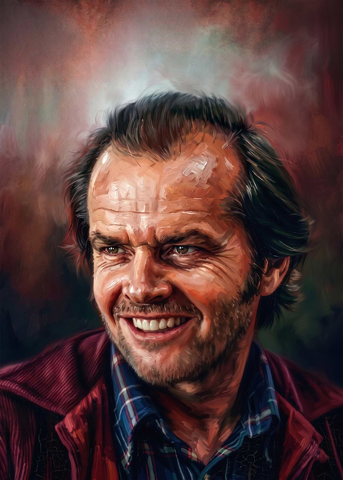 Jack Nicholson 'The Shining' Portrait