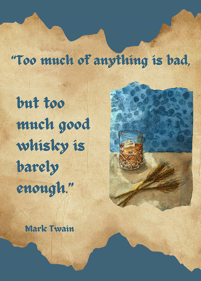Mark Twain Whiskey Quote
