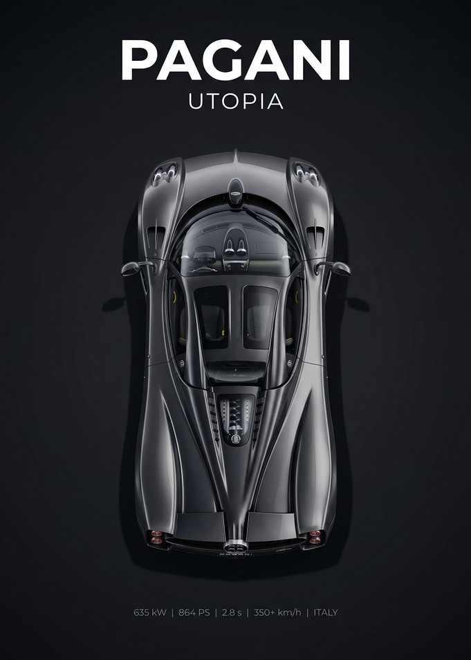 Pagani Utopia Top View