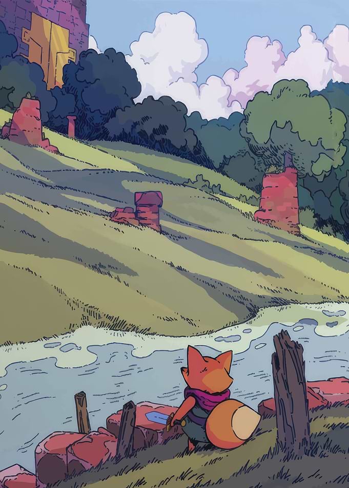 Tunic gaming art