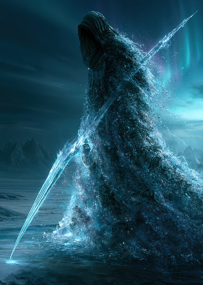 Ice Elemental with Sword