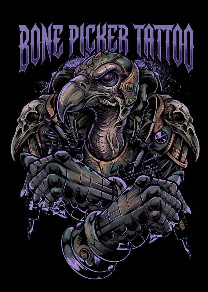 Bone Picker Tattoo Vulture Warrior