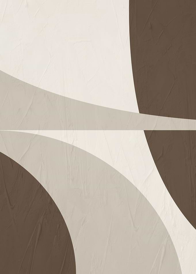 Abstract Mid-Century Modern Curves