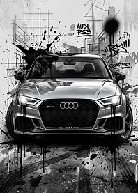 Audi RS3 Graffiti Art