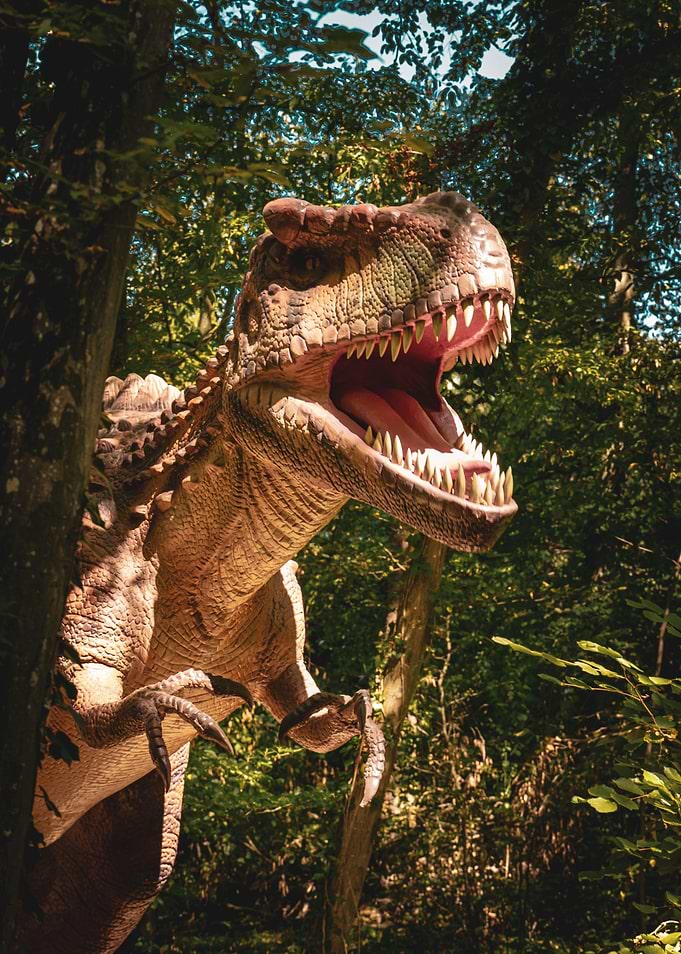 Dinosaur in a Forest