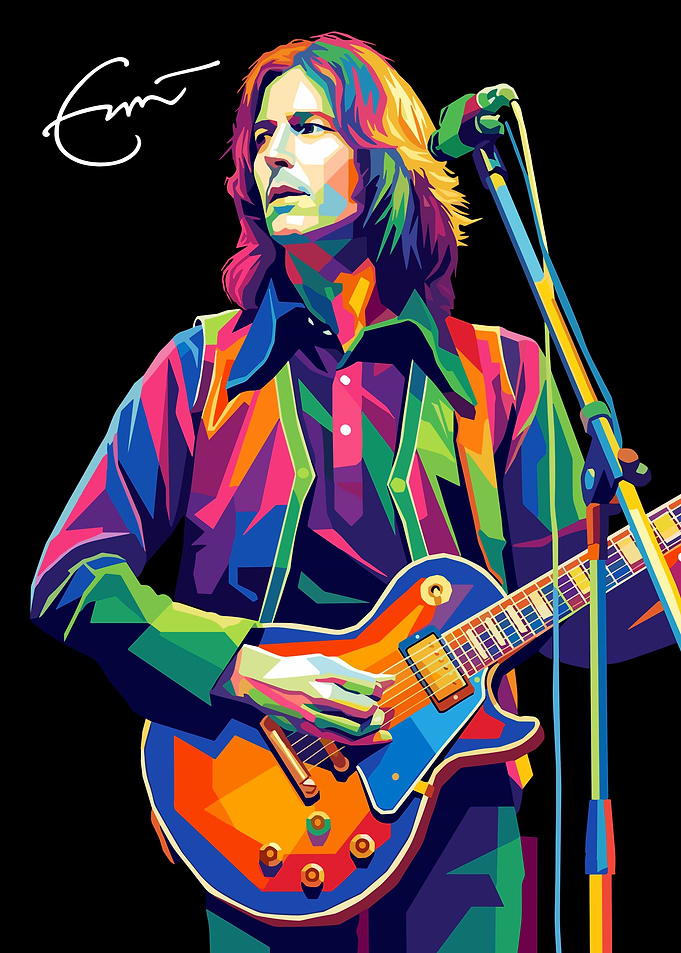Eric Clapton WPAP Portrait