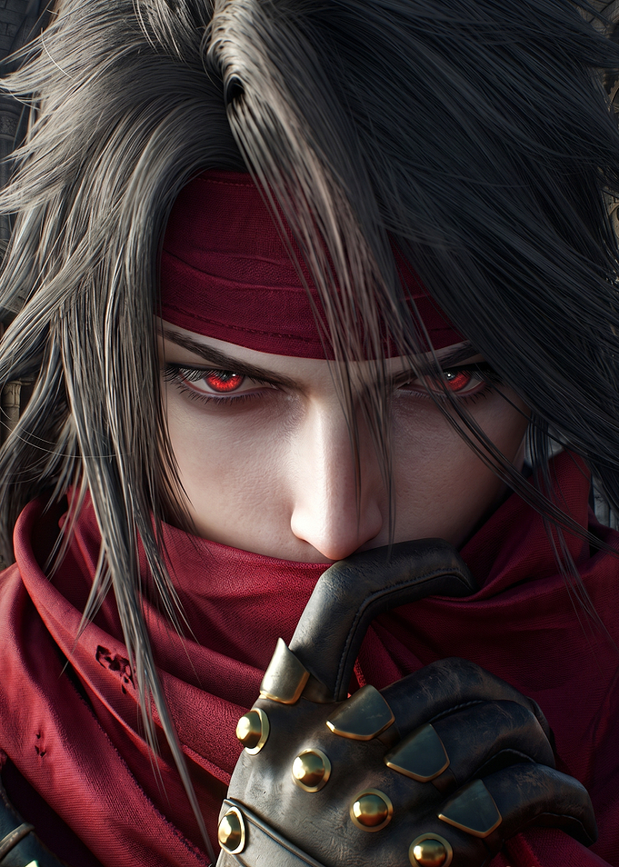 Close-up of Zack Fair