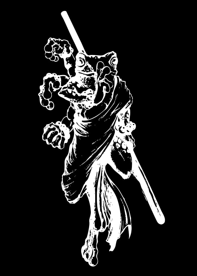 Frog Warrior with Staff